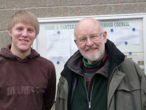 County Councillor Bill Winlow and City Councillor Neil Darby